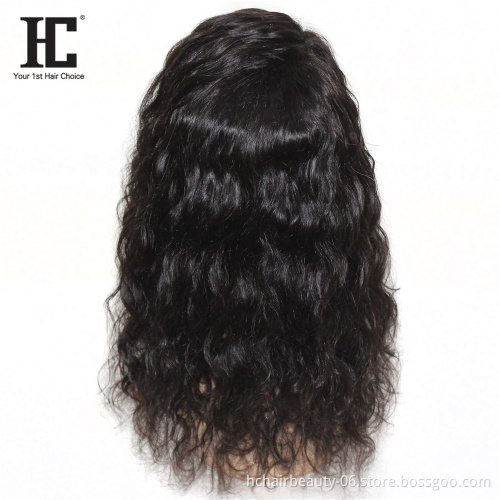 New Product Natural Wave Frontal Lace Wigs Brazilian Remy Human Hair Curly Lace Frontal Wigs Pre Plucked With Baby Hair